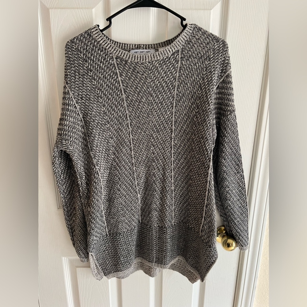 Grey Knit tunic sweater